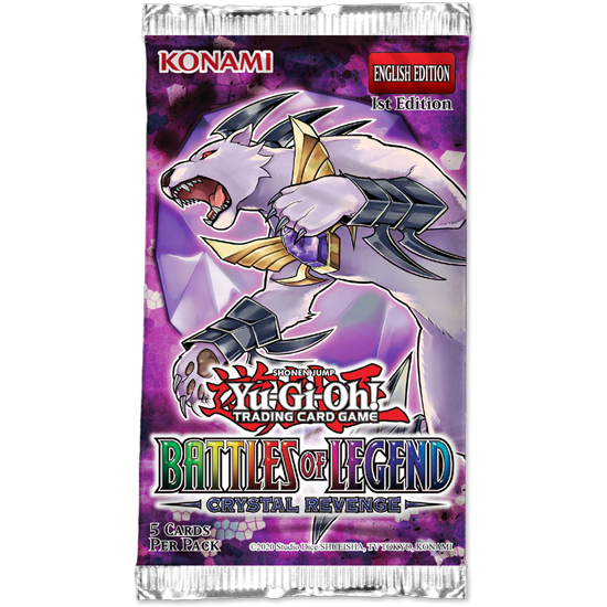 Yugioh Battles of Legend: Crystal Revenge Booster Pack